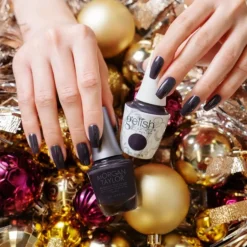 Gelish Xpress Dip "A Hundred Present Yes", Purple Charcoal Creme, 43g | 1.5 oz. - On My Wish List Collection