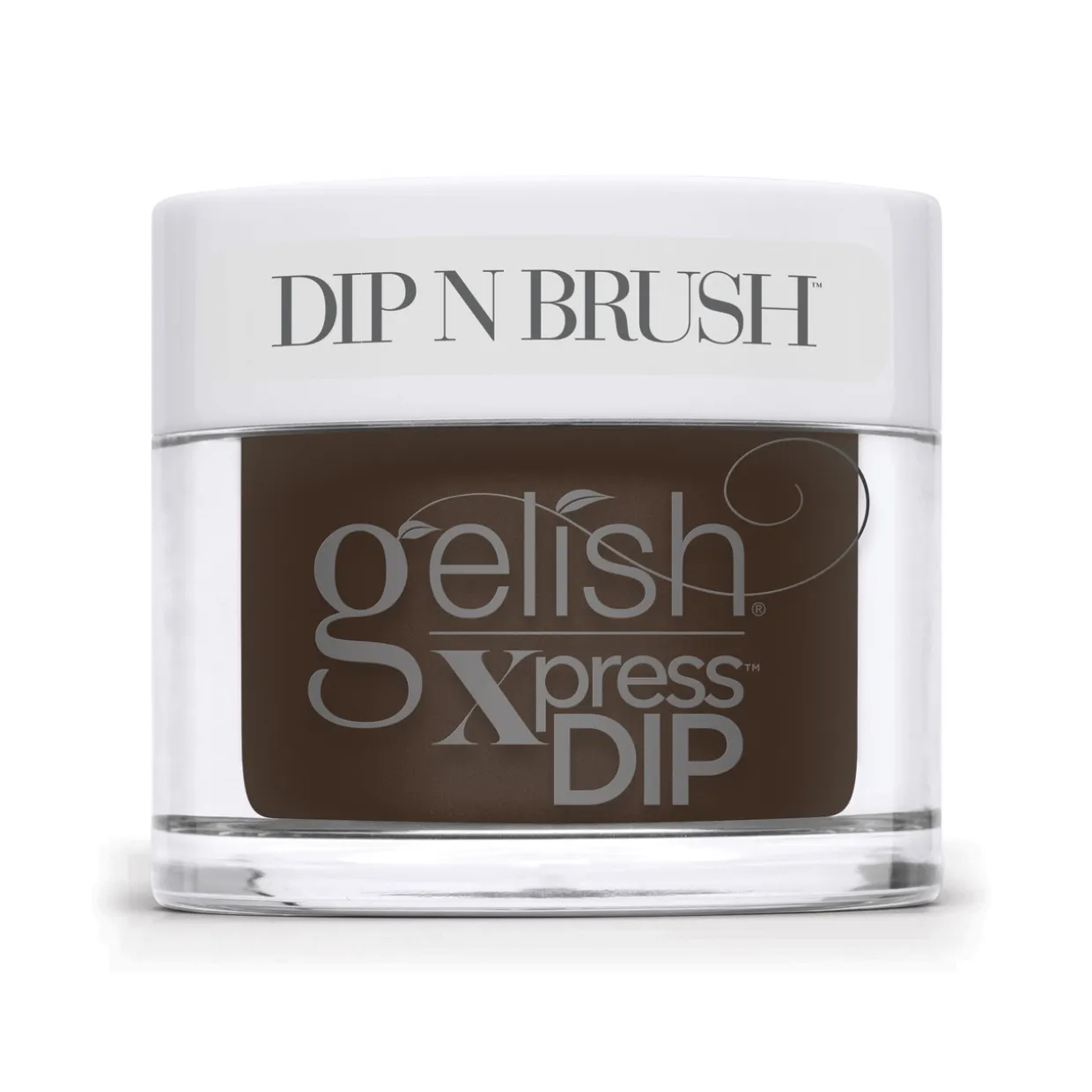Gelish Xpress Dip "Artwork In Progress", Medium Brown Crème, 43g | 1.5 oz -In Frame Collection