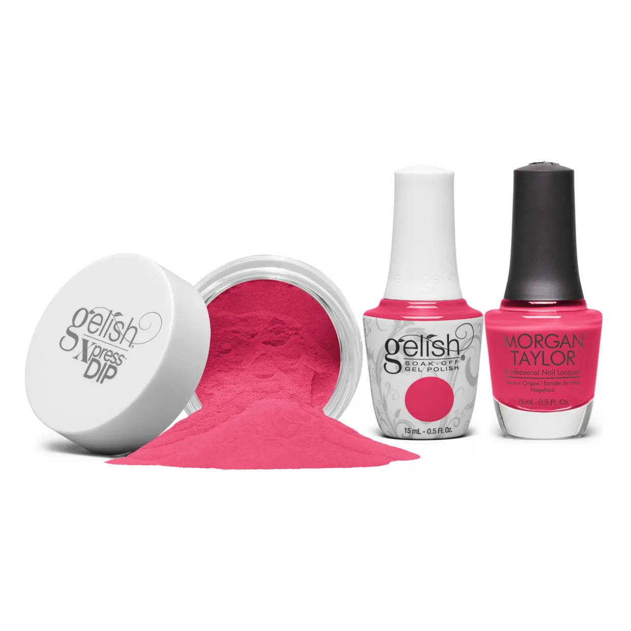 Gelish Xpress Dip "Got Some Altitude", Bright Pink Crème, 43g | 1.5 oz -Up In The Air Collection