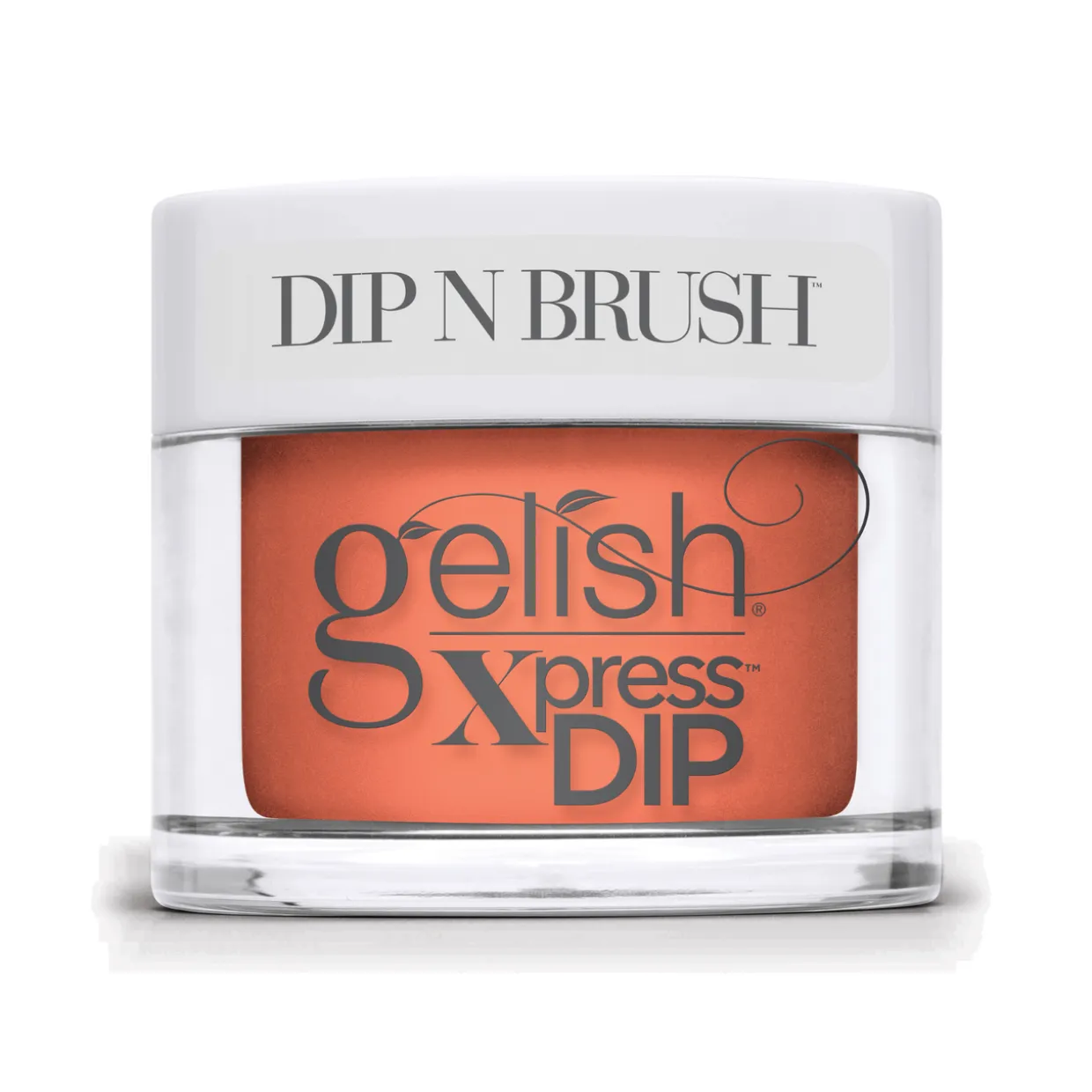 Gelish Xpress Dip "I'm All Cheers", Celosia Orange Cream, 43g | 1.5 oz - Now & Zen Collection
