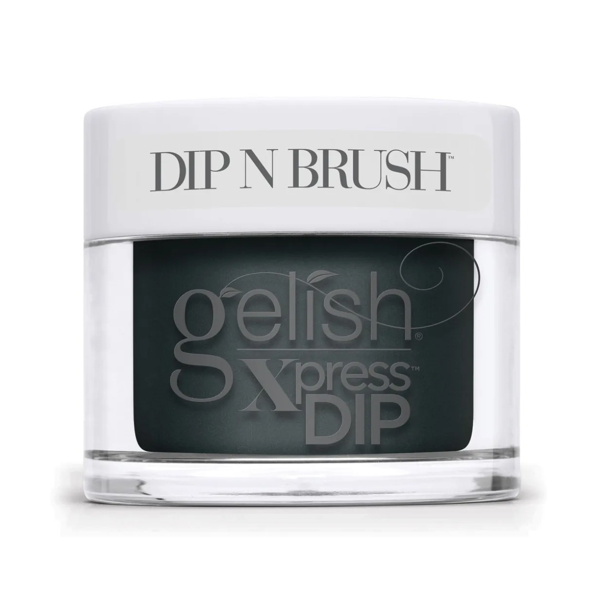 Gelish Xpress Dip "Just Hanging Around", Deep Evergreen Crème, 43g | 1.5 oz -In Frame Collection