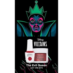 Gelish Xpress Dip "Just One Bite" Disney Villains Collection, 1.5 oz. - Candy Apple Red Shimmer