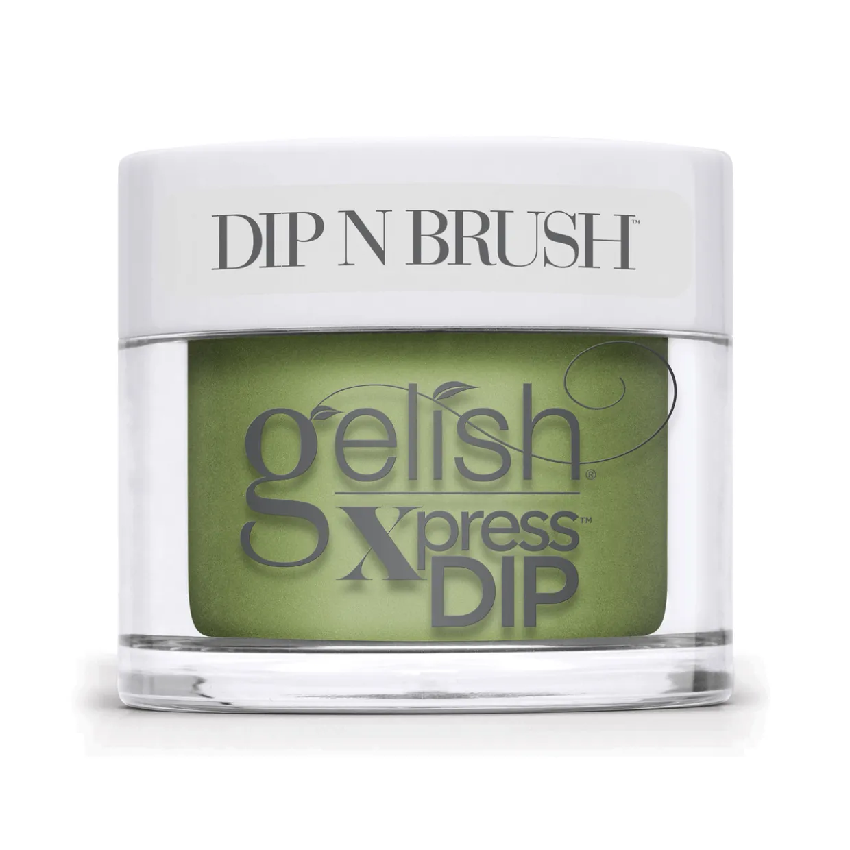 Gelish Xpress Dip "Leaf It All Behind" Moss Green Crème - 43g | 1.5 oz - 1620483