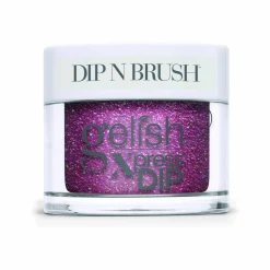 Gelish Xpress Dip n Brush "All Tied Up.. With A Bow" - Red Glitter With A Hint Of Silver Holographic- 43g | 1.5 oz - 1620911