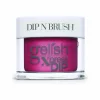 Gelish Xpress Dip n Brush "A Petal For Your Thoughts" - Punch Red Creme- 43g | 1.5 oz - 1620886
