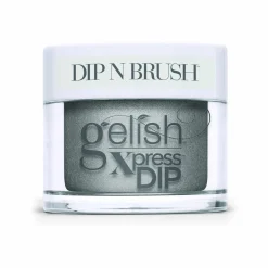 Gelish Xpress Dip n Brush "Chain Reaction" -Pewter Metallic - 43g | 1.5 oz - 1620067