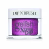 Gelish Xpress Dip n Brush "High Voltage" - Pink With Fucshia And Silver Glitter- 43g | 1.5 oz - 1620852