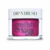 Gelish Xpress Dip n Brush "Hip Hot Coral" - Hot Coral Pearl - 43g | 1.5 oz - 1620222