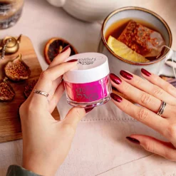 Gelish Xpress Dip n Brush "I'm So Hot" - Burgundy Shimmer - 43g | 1.5 oz - 1620190