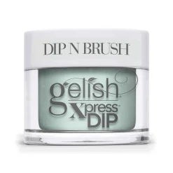 Gelish Xpress Dip n Brush "Mint Chocolate Chip" -Mint Green Creme - 43g | 1.5 oz - 1620085