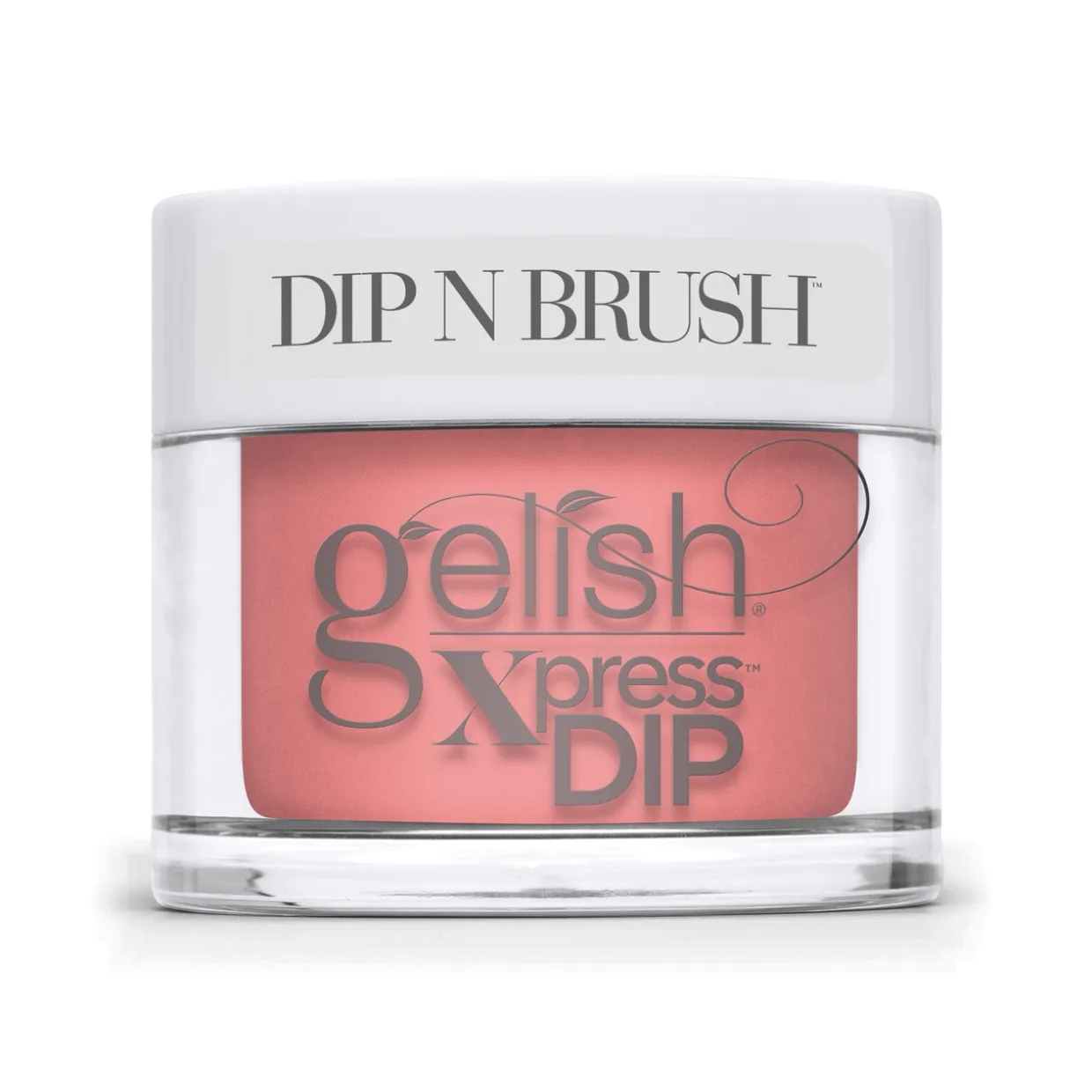 Gelish Xpress Dip n Brush "Tidy Touch", Salmon Pink Crème, 43 g | 1.5 oz.
