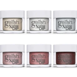 Gelish Xpress Dip "Out in the Open" Spring Collection Bundle, 6 Colors Included