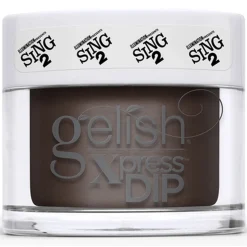 Gelish Xpress Dip "Ready To Work It" Dark Brown Crème - 43g | 1.5 oz