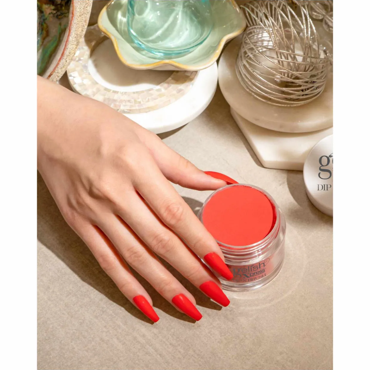 Gelish Xpress Dip "Tiger Blossom" - 1.5 oz
