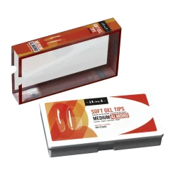IBD Clear Soft Gel Tips - Medium Almond, 504 ct.