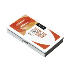 IBD Clear Soft Gel Tips - Short Almond, 504 ct.