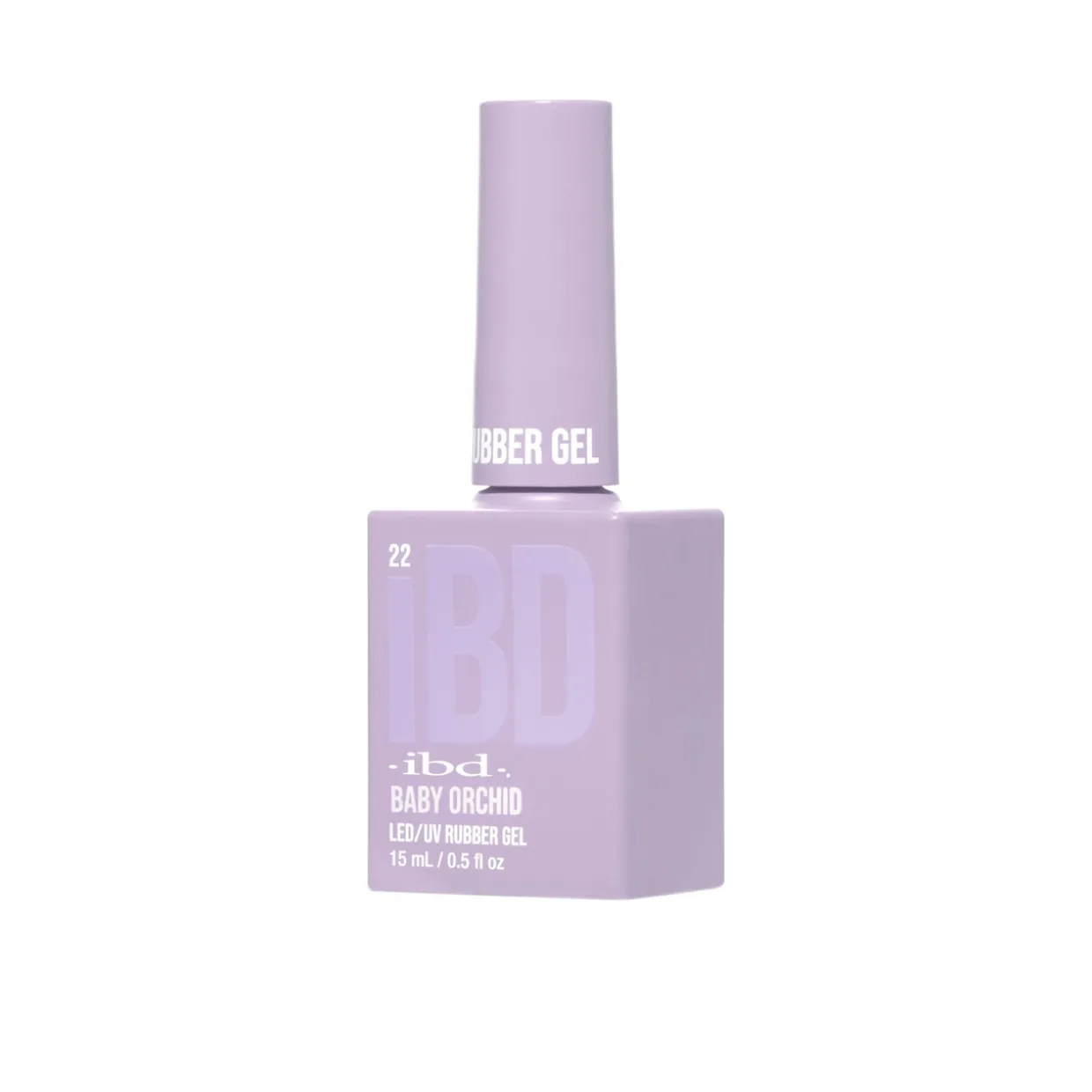 IBD Rubber Gel, Baby Orchid, .5 fl. Oz.