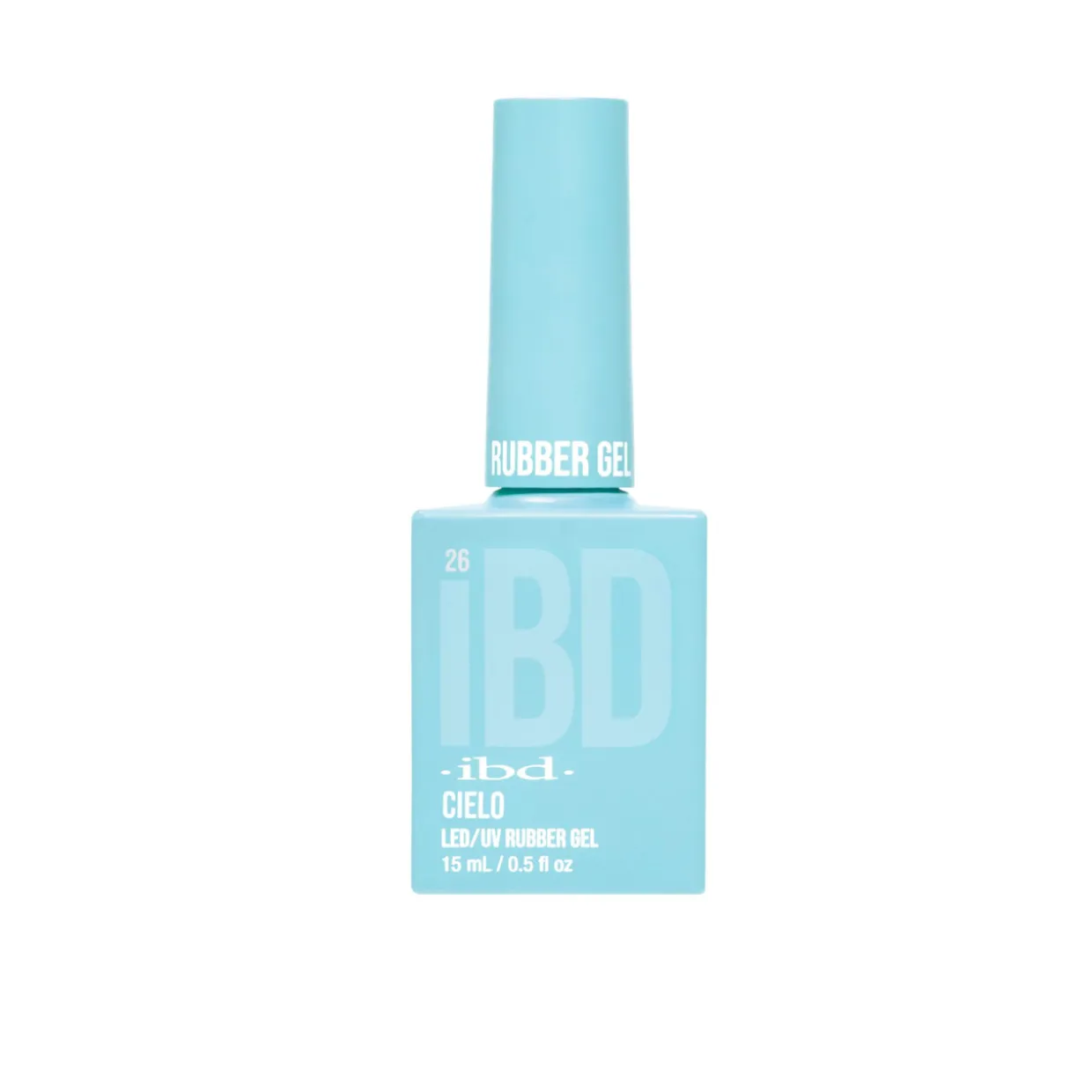 IBD Rubber Gel, Cielo, .5 fl. Oz.