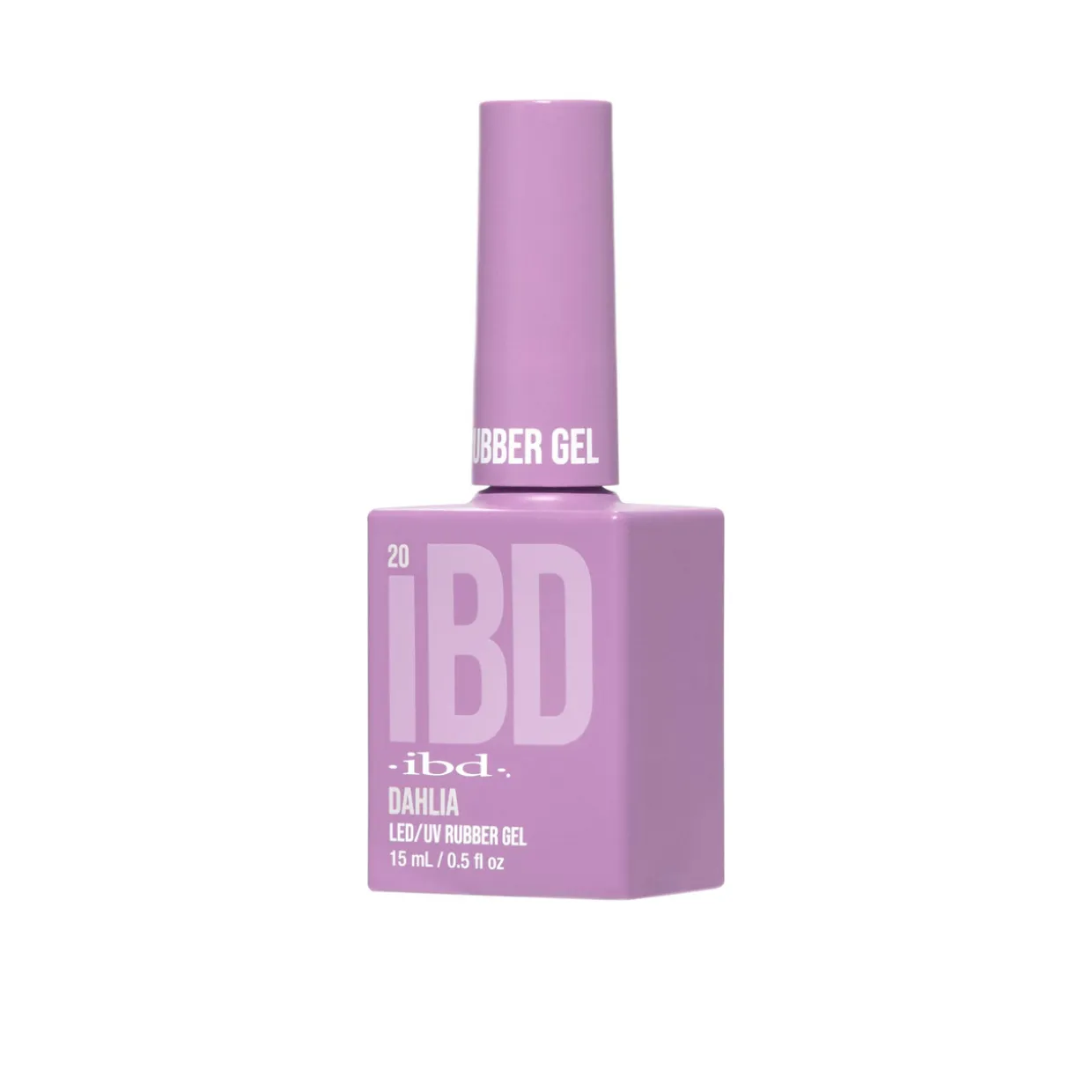 IBD Rubber Gel, Dahlia, .5 fl. Oz.