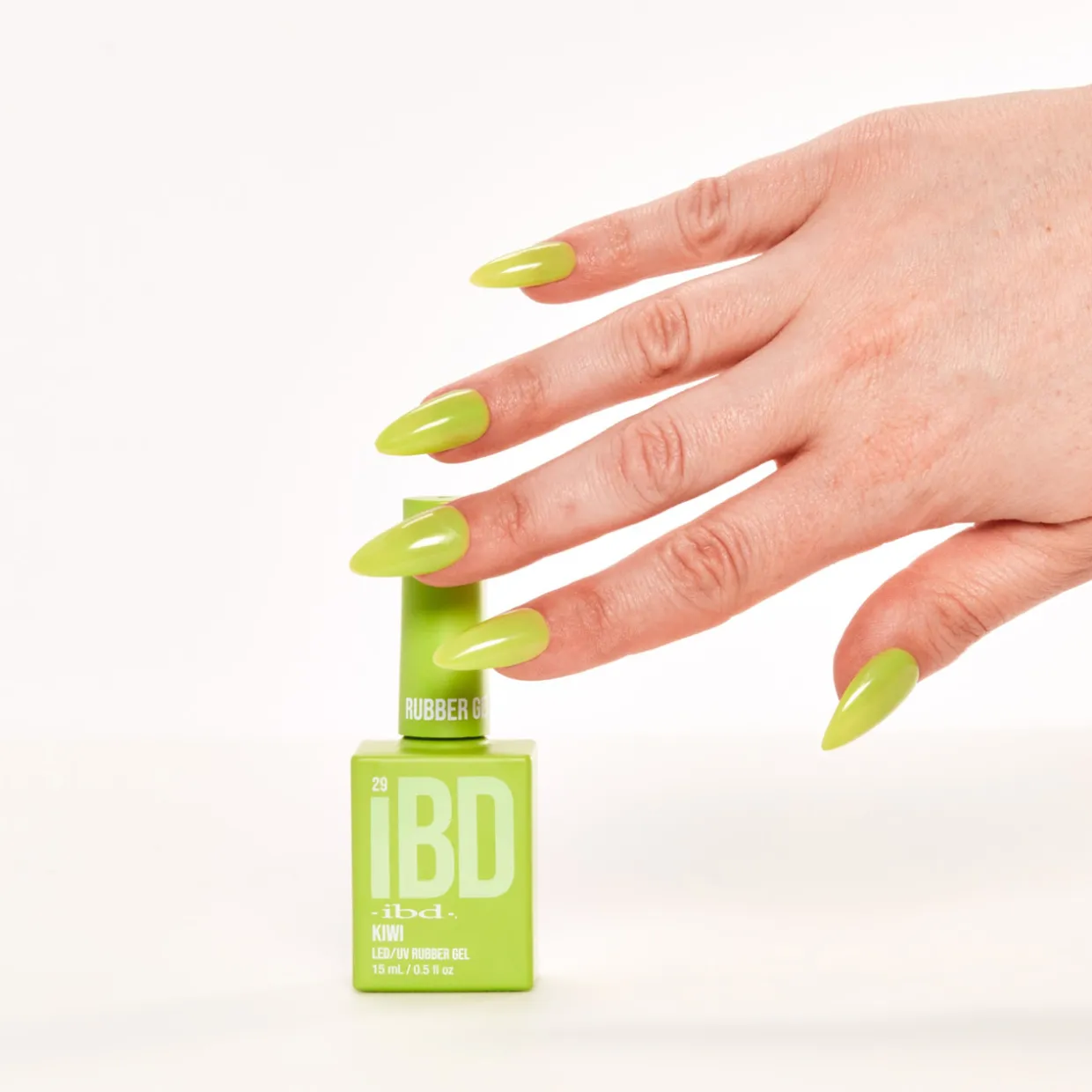 IBD Rubber Gel, Kiwi, .5 fl. Oz.