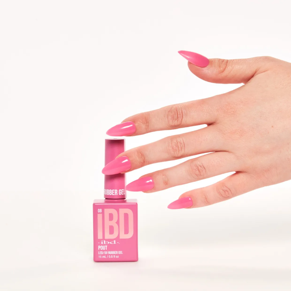 IBD Rubber Gel, Pout, .5 fl. Oz.