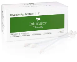 Intrinsics 407470 - 100 ct. Glycolic Applicators, 8”, non-absorbent fiber, double-tipped
