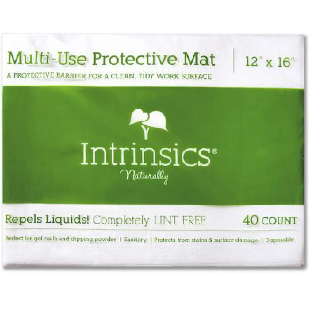 Intrinsics 407490 - 40 ct. Multi-Use Protective Mat, 12” x 16”, All-Purpose Towel