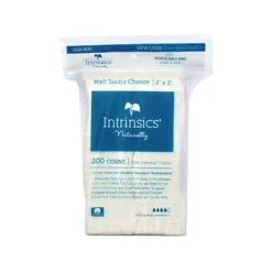 Intrinsics 407100 - Nail Tech’s Choice, 200 ct. 2”x2”, cotton filled gauze