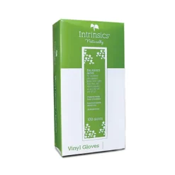 Intrinsics 408310 - Vinyl Gloves, small, Powder-free, latex-free, 100Pk