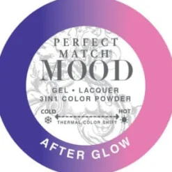 LeChat "Afterglow " - Perfect Match MOOD Collection Duo Set Lacquer & Gel - SKU:PMMDS50