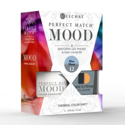 LeChat "Blue Moon" - Perfect Match MOOD Collection Duo Set Lacquer & Gel - SKU:PMMDS12