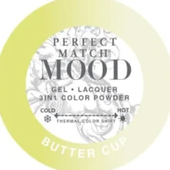 LeChat "Buttercup" - Perfect Match MOOD Collection Duo Set Lacquer & Gel - SKU:PMMDS57