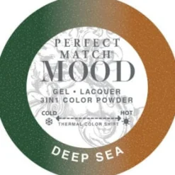 LeChat "Deep Sea" - Perfect Match MOOD Collection Duo Set Lacquer & Gel - SKU:PMMDS25