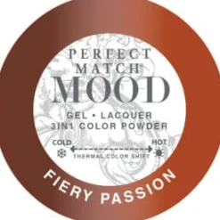 LeChat "Fiery Passion" - Perfect Match MOOD Collection Duo Set Lacquer & Gel - SKU:PMMDS28