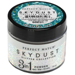 LeChat "Gamma Ray" - Perfect Match Sky Dust Collection 3-in-1 Dip Powder, 42g - SDP01, 43 g