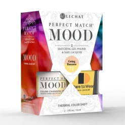 LeChat "Going Bananas" - Perfect Match MOOD Collection Duo Set Lacquer & Gel - SKU:PMMDS71