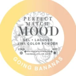 LeChat "Going Bananas" - Perfect Match MOOD Collection Duo Set Lacquer & Gel - SKU:PMMDS71