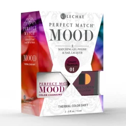 LeChat "Groovy Heat Wave" - Perfect Match MOOD Collection Duo Set Lacquer & Gel - SKU:PMMDS01