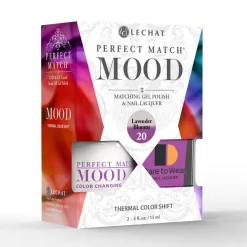 LeChat "Lavender Blooms" - Perfect Match MOOD Collection Duo Set Lacquer & Gel - SKU:PMMDS20