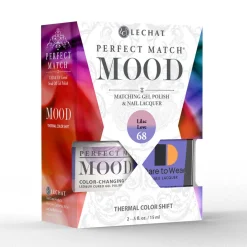 LeChat "Lilac Love" - Perfect Match MOOD Collection Duo Set Lacquer & Gel - SKU:PMMDS68