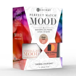LeChat "Magic Lace" - Perfect Match MOOD Collection Duo Set Lacquer & Gel - SKU:PMMDS27
