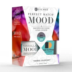 LeChat "Mint Freeze" - Perfect Match MOOD Collection Duo Set Lacquer & Gel - SKU:PMMDS69
