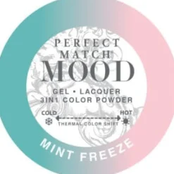 LeChat "Mint Freeze" - Perfect Match MOOD Collection Duo Set Lacquer & Gel - SKU:PMMDS69