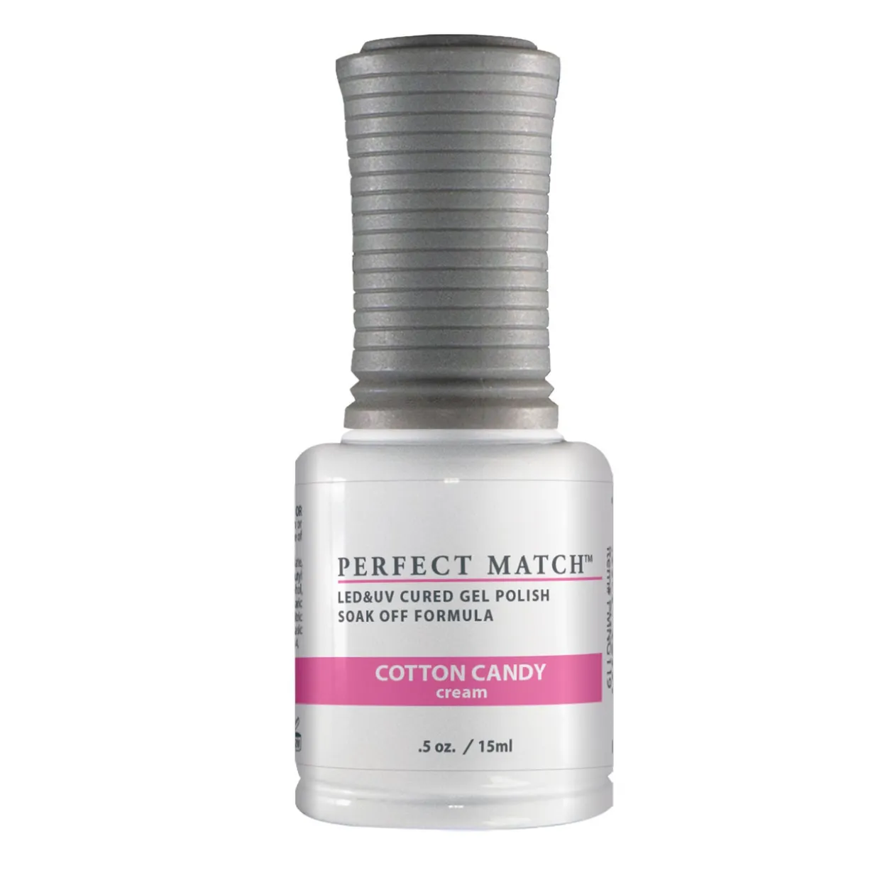 Le Chat Perfect Match Gel Polish & Lacquer Set, Cotton Candy, 15 mL | .5 fl. oz., PMS119