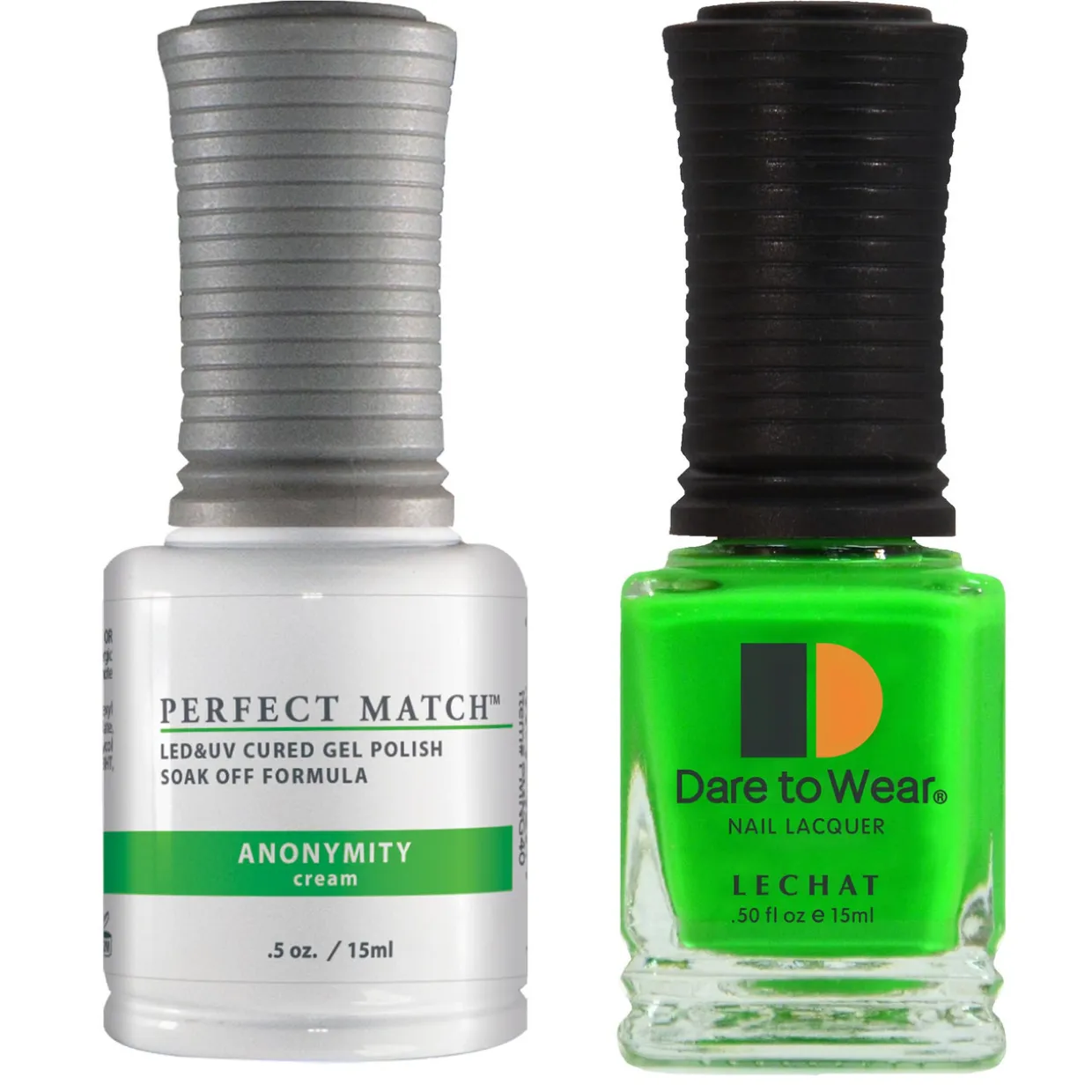 Le Chat Perfect Match Gel Polish & Lacquer Set, Anonymity, 15 mL | .5 fl. oz., PMS040