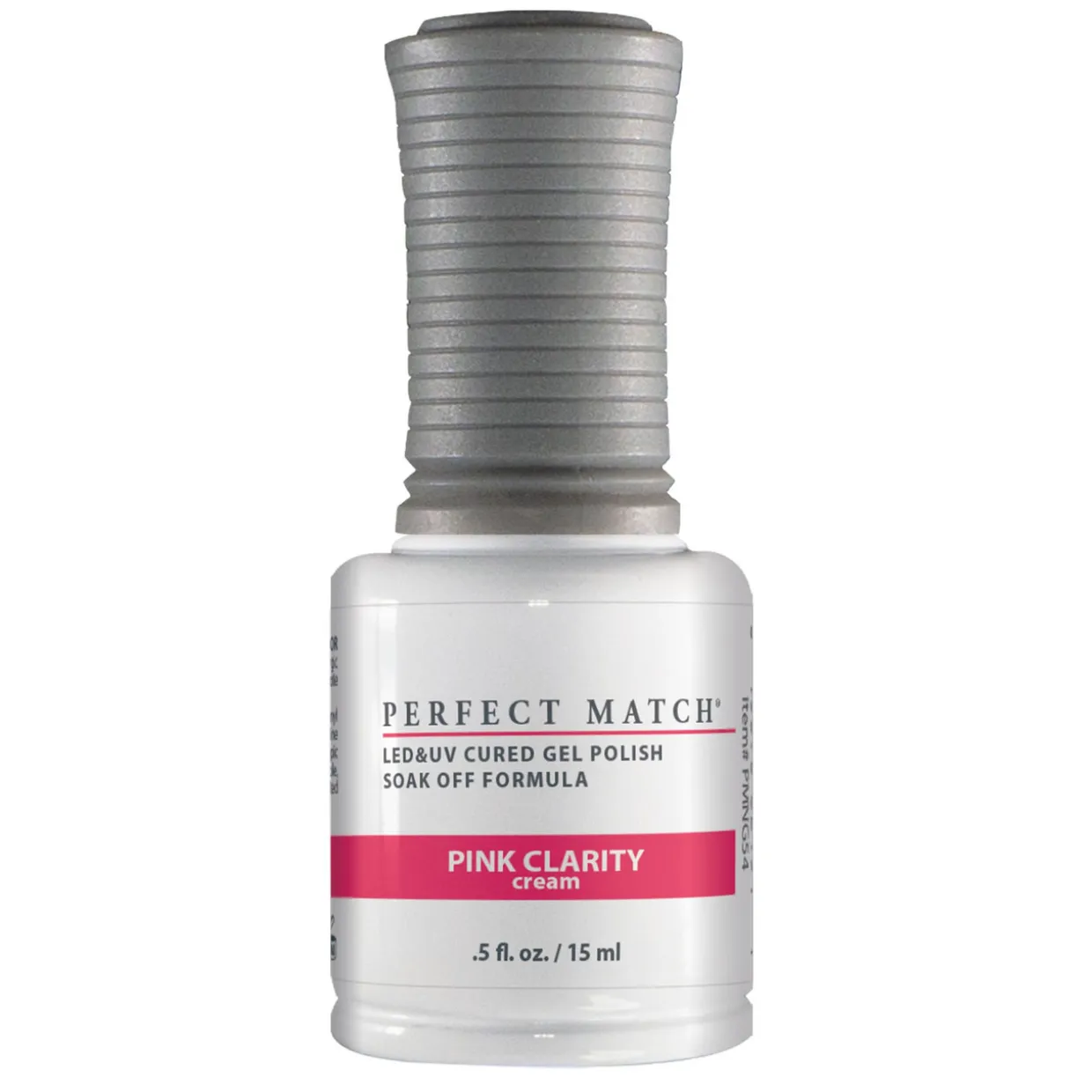 Le Chat Perfect Match Gel Polish & Lacquer Set, Pink Clarity, 15 mL | .5 fl. oz., PMS054