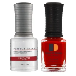 Le Chat Perfect Match Gel Polish & Lacquer Set, Fizzy Apple, 15 mL | .5 fl. oz., PMS023