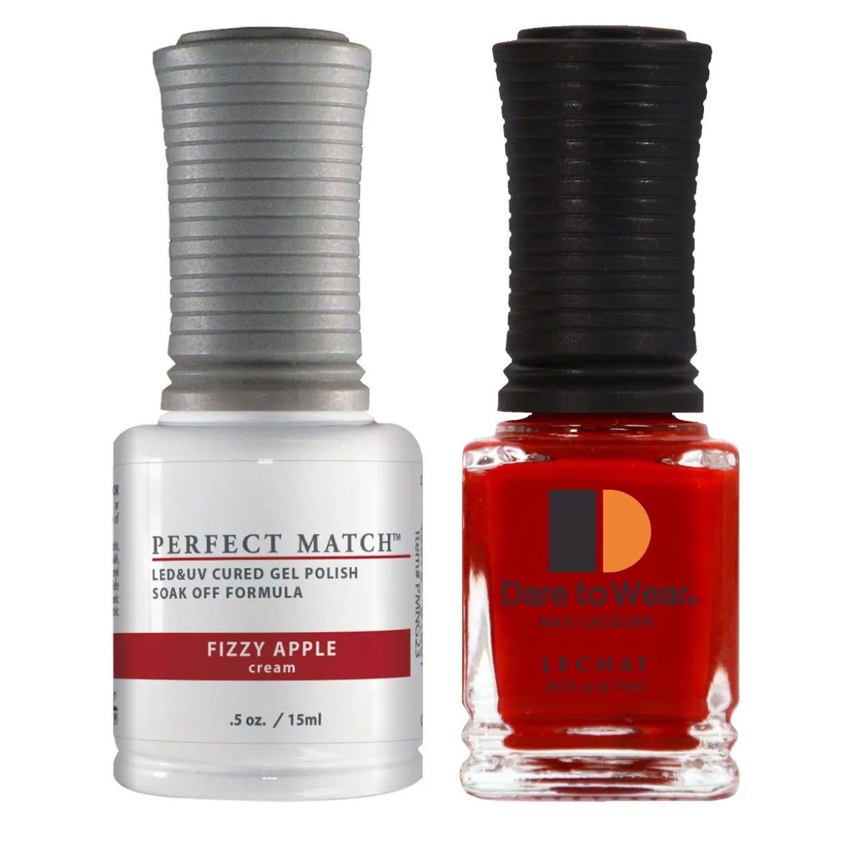 Le Chat Perfect Match Gel Polish & Lacquer Set, Fizzy Apple, 15 mL | .5 fl. oz., PMS023