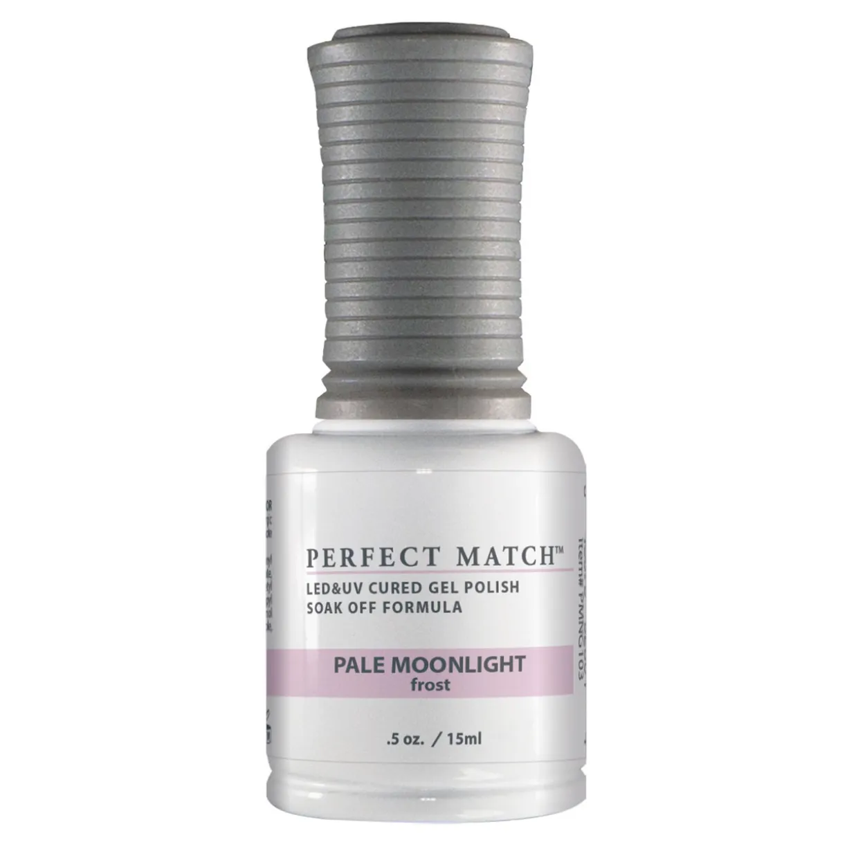 Le Chat Perfect Match Gel Polish & Lacquer Set, Pale Moonlight, 15 mL | .5 fl. oz., PMS103