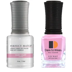 Le Chat Perfect Match Gel Polish & Lacquer Set, Fairy Dust, 15 mL | .5 fl. oz., PMS193